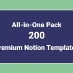Sell Books Anywhere with 500+ Profitable Ebooks 200 Professional Notion Templates for Work and Life (PLR License)