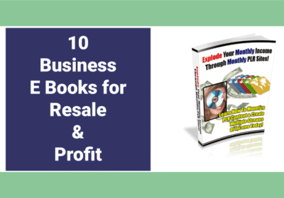 10 Business E Books for Resale and Profit 10 Business E Books for Resale and Profit