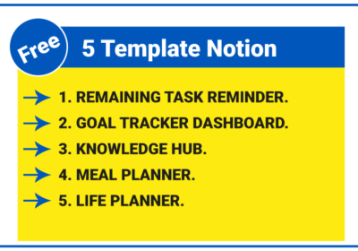 5 Template Notion with Powerful Workflow Control