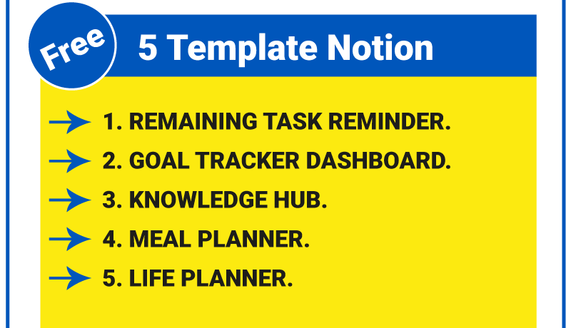 5 Template Notion with Powerful Workflow Control