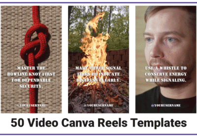 50 Video Canva Reels Templates Bushcraft and Wilderness Skills That Instantly Boost Views