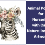 Animal Posters Inspired by Gentle Safari and Botanical Design