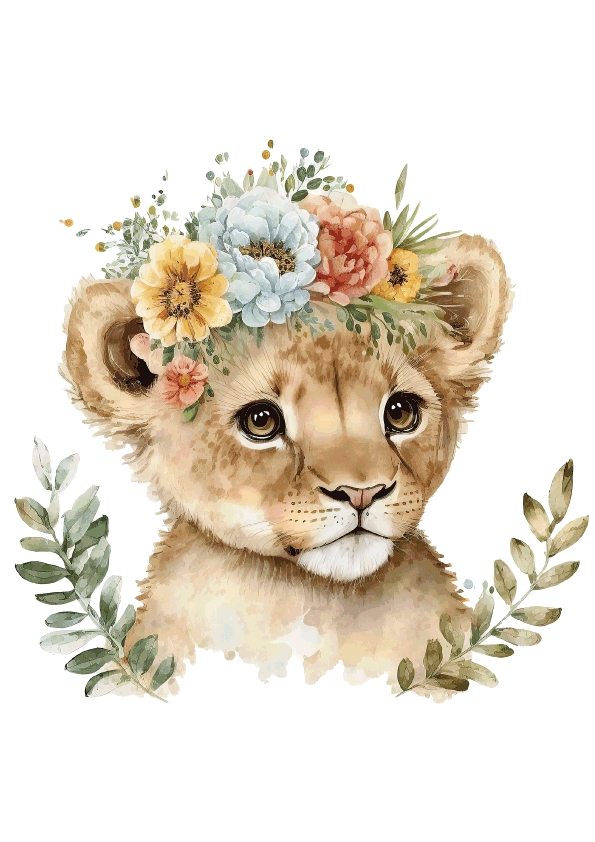 Art Prints Inspired by Calm Safari Themes and Delicate Illustration