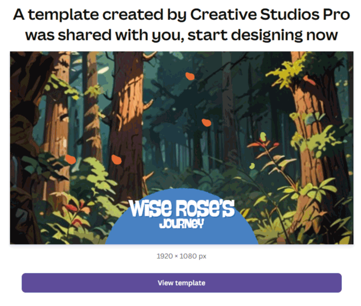 Canva Template Designed for Fun and Simplicity