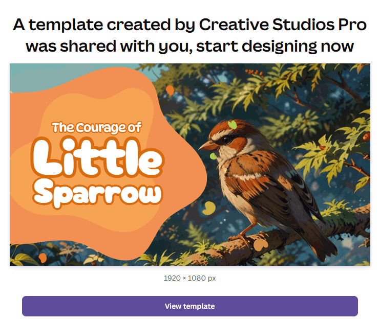 Canva Template That Supports Faster Creativity