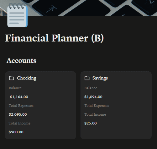 Financial Planner for Smarter Money Tracking