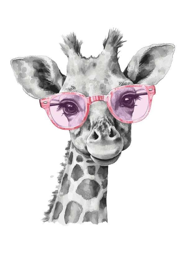 Giraffe Poster That Creates Peaceful Atmosphere