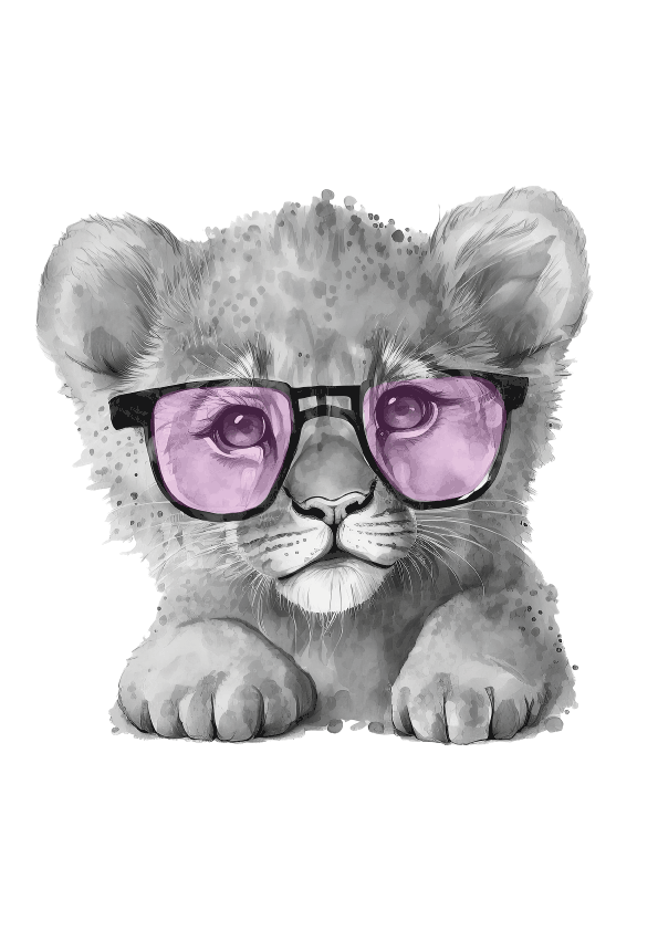 Lion Poster That Represents Power and Presence