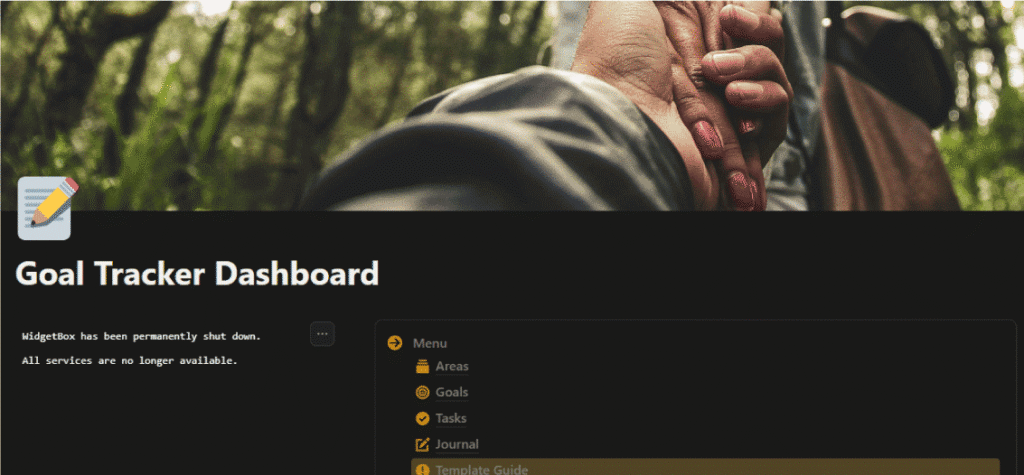 Notion Goal Tracker That Creates Clear Direction