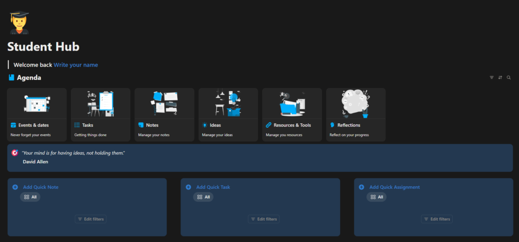 Notion Templates for Students That Organize Study Life