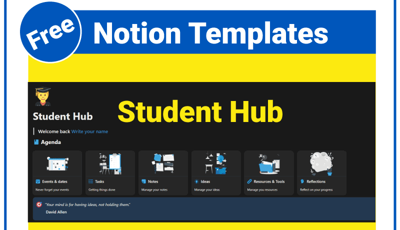 Notion Templates for Students with Powerful Organization