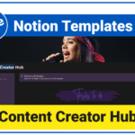 Notion Journal Template Free with Powerful Reflection Notion for Content Creators with Powerful Workflow Control