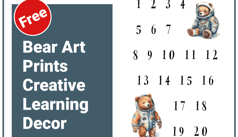 Bear Art Prints Provide Beautifully Creative Learning Decor Bear Art Prints Provide Beautifully Creative Learning Decor