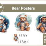 Bear Posters Powerful Wall Art Collection