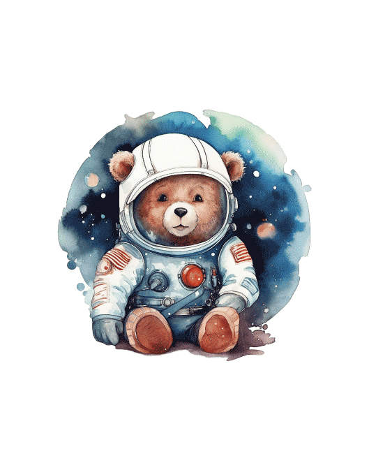 Bear Posters Ready-to-Print Sizes for Easy Use