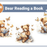 18 Moving Animals Bring Powerful Fun to Creative Projects Bear Reading a Book Creates Powerful Nursery Magic
