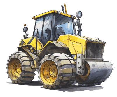 Construction Vehicles Stickers That Showcase Real Equipment