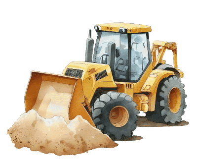 Construction Vehicles Stickers for Creators and Construction Companies