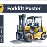 Forklift Poster Amazing Prints for Professional Walls
