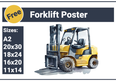 Forklift Poster Amazing Prints for Professional Walls