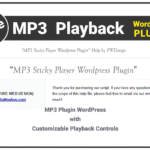 Image Plus That Transforms WordPress Visuals Fast MP3 plugin WordPress with Powerful Sticky Playback Features