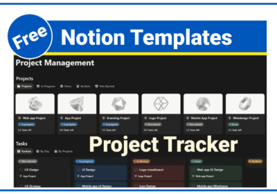 Notion Free Templates Project Tracker with Powerful Control