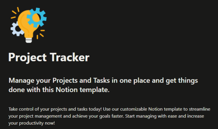 Notion Free Templates That Centralize Project Planning