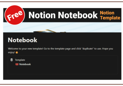 Notion Notebook Template for Powerful Idea Organization Notion Notebook Template for Powerful Idea Organization