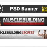 MP3 plugin WordPress with Powerful Sticky Playback Features Photoshop Banner Templates with Powerful Fitness Design