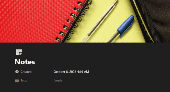 notion notebook template - Perfect for Students, Creators, and Professionals