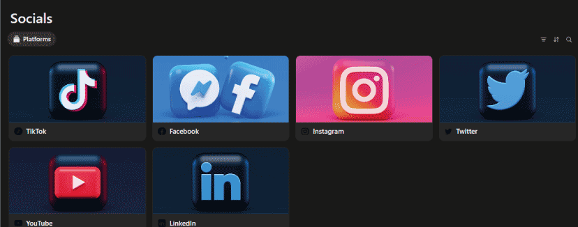 notion social media planner template free - Efficient Scheduling and Workflow Tracking