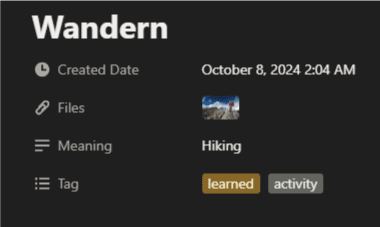 notion vocabulary template free - Perfect for Students, Teachers, and Creators